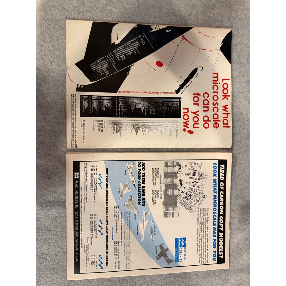 Vintage Microscale Decals Krasel Industries Catalog Ad Sheets Hobby Memorabilia